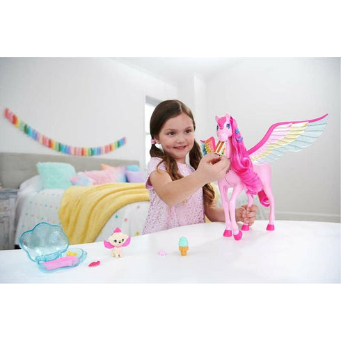 Caballo Barbie Pegasus Rosa