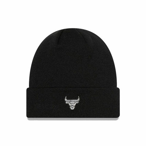 Gorro New Era NBA Chicago Bulls Metallic Talla única Negro