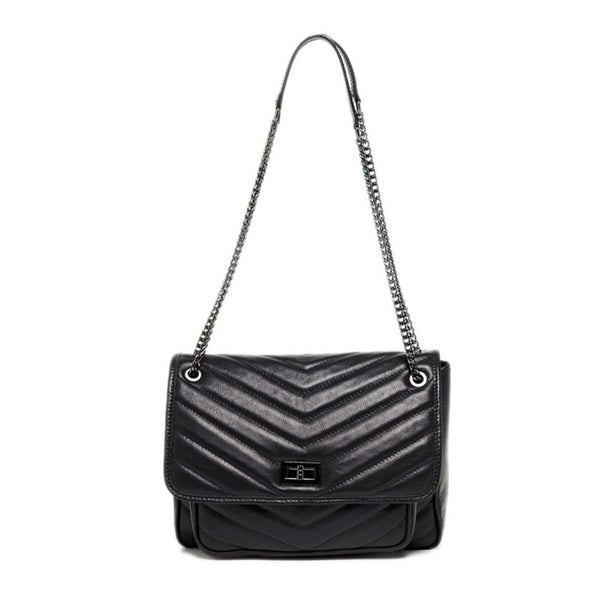 Bolso Mujer Maison Heritage MINI-TAMI-NOIR Negro 20 x 17 x 8 cm
