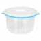 Fiambrera Redonda con Tapa White & blue 250 ml