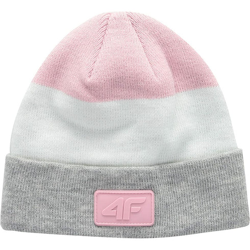 Gorro Infantil 4F HJZ22-JCAD002-56S Multicolor Rosa (Talla única)