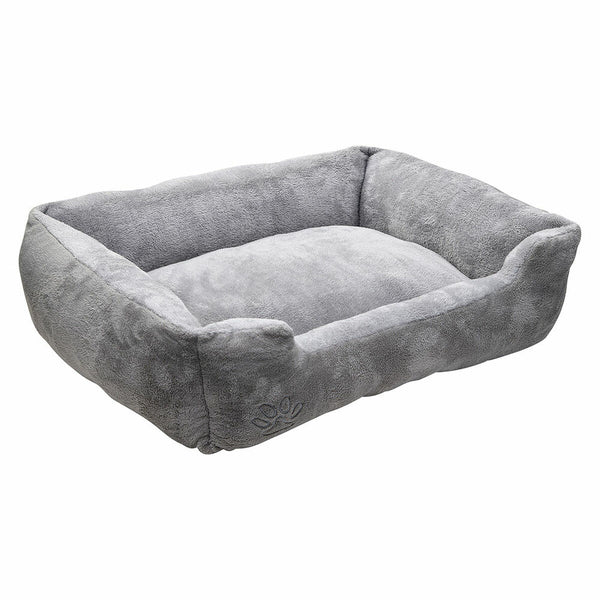 Cama para mascota Hearts & Homies 90 x 70 x 28 cm Gris