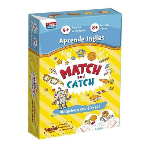 Juego Educativo Match and Catch Falomir 30016 Inglés