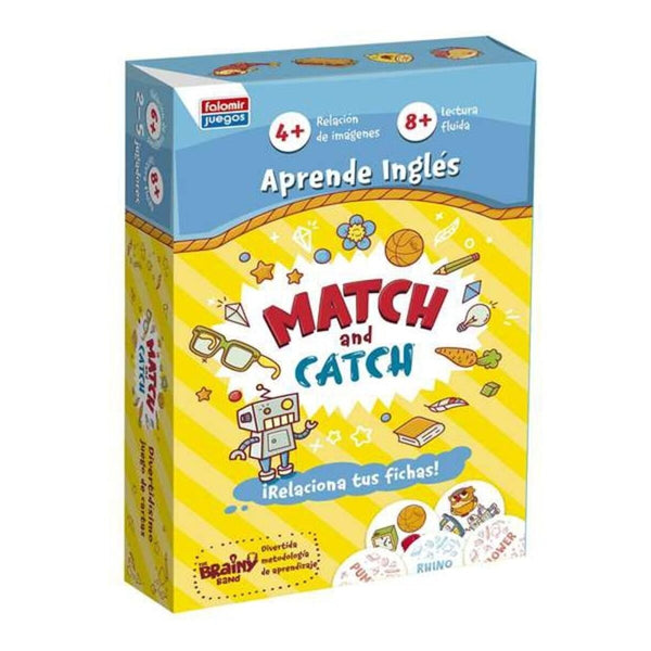 Juego Educativo Match and Catch Falomir 30016 Inglés
