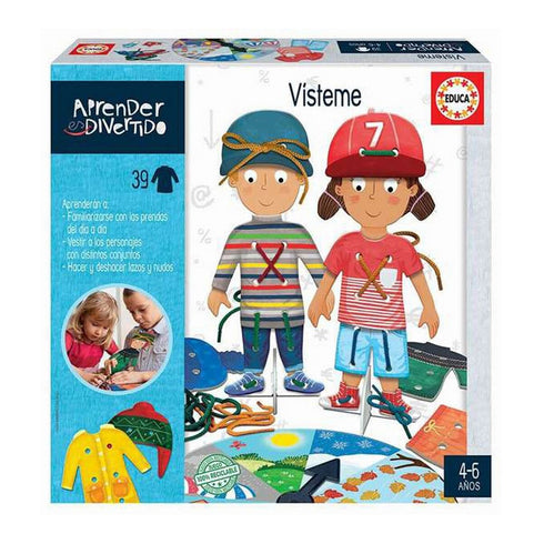 Juego Educativo Educa Aprender es Divertido: Vísteme 46 Piezas