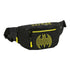 Riñonera Batman Comix Negro Amarillo (23 x 12 x 9 cm)