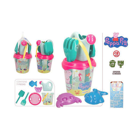 Set de Juguetes de Playa Peppa Pig 7 Piezas