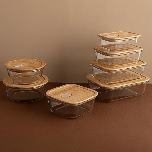 Fiambrera Bidasoa Miplaneta 640 ml Transparente Vidrio