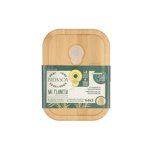 Fiambrera Bidasoa Miplaneta 640 ml Transparente Vidrio