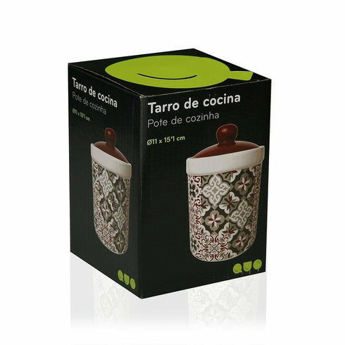 Bote Versa Pequeño Granate Cocina Cerámica (11 x 15,1 x 11 cm)