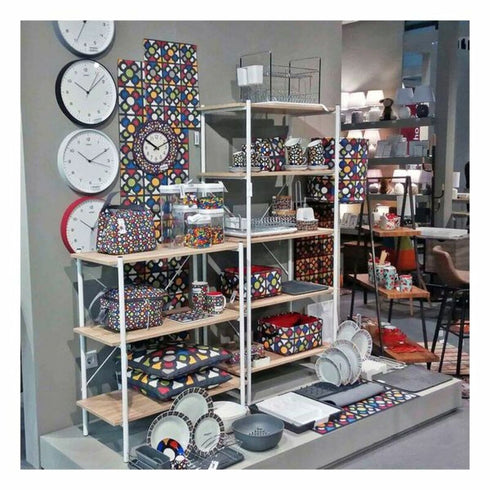 Dispensador de Jabón 2 en 1 para Fregadero Versa Urbana Cerámica (9,8 x 19 x 11,2 cm)