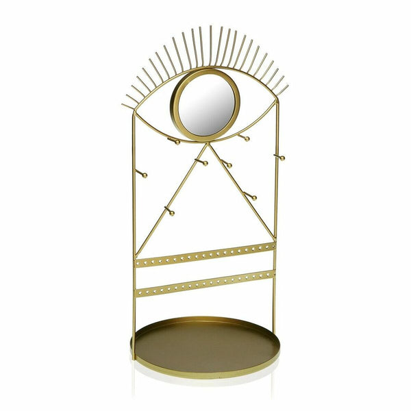 Joyero de Pie Versa Espejo Multicolor Metal 20,5 x 38 x 17,5 cm (20,5 x 38 x 17,5 cm)