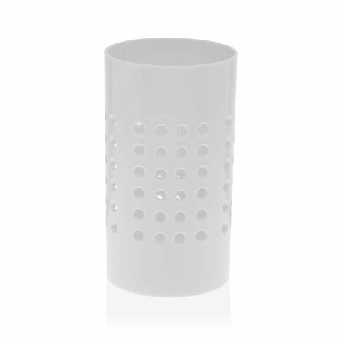 Escurridor para Cubiertos Versa Blanco Poliestireno (10 x 18,7 x 10 cm)