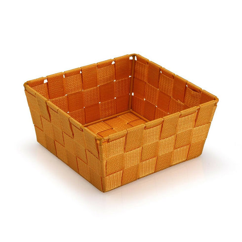 Cesta Versa Amarillo Mediana Textil 19 x 9 x 19 cm