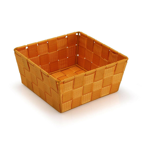 Cesta Versa Amarillo Mediana Textil 19 x 9 x 19 cm