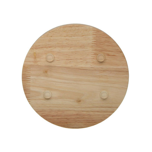 Portarrollo de Papel de Cocina Versa Verde Madera Madera de caucho Acero Hierro 15 x 33 x 15 cm