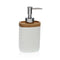 Dispensador de Jabón Versa Blanco Resina Bambú Polipropileno ABS