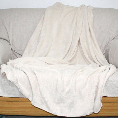 Manta Naturals Marfil 130 x 180 cm