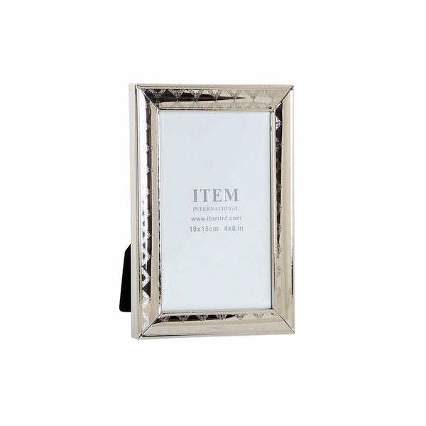 Marco de Fotos DKD Home Decor Plateado Metal Papel Cristal Plástico Madera MDF Tradicional