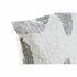 Cojín DKD Home Decor 8424001814572 Blanco Gris Rectangular Flor Tropical 60 x 10 x 40 cm