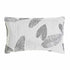 Cojín DKD Home Decor 8424001814572 Blanco Gris Rectangular Flor Tropical 60 x 10 x 40 cm