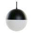 Lámpara de Techo DKD Home Decor Blanco Negro Metal Cristal 220 V 50 W (30 x 30 x 60 cm)