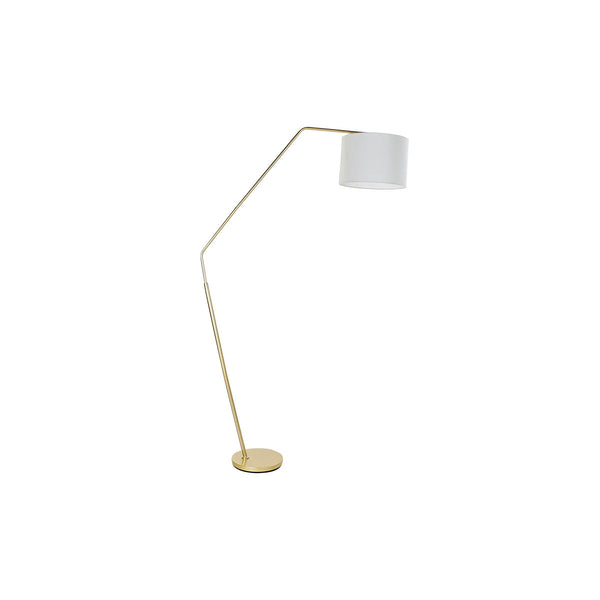 Lámpara de Pie DKD Home Decor 91 x 31 x 196 cm Dorado Metal Naranja Blanco Plástico 220 V 50 W