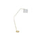 Lámpara de Pie DKD Home Decor 91 x 31 x 196 cm Dorado Metal Naranja Blanco Plástico 220 V 50 W