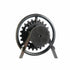 Reloj de Pared DKD Home Decor Cristal Negro Hierro (33 x 8 x 58 cm)