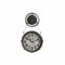 Reloj de Pared DKD Home Decor Cristal Negro Hierro (33 x 8 x 58 cm)