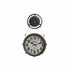 Reloj de Pared DKD Home Decor Cristal Negro Hierro (33 x 8 x 58 cm)