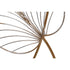 Decoración de Pared DKD Home Decor 50,5 x 2 x 67,5 cm Dorado Hoja de planta