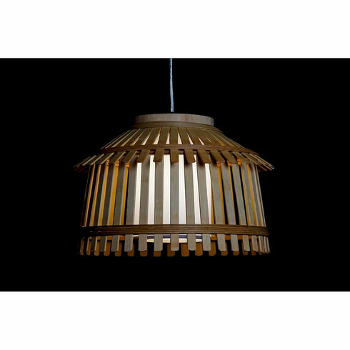 Lámpara de Techo DKD Home Decor Marrón Bambú 50 W 43 x 43 x 29 cm