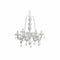 Lámpara de Techo DKD Home Decor Blanco Metal Abeto Plástico 40 W Romántico Decapé 58 x 58 x 56 cm