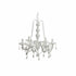 Lámpara de Techo DKD Home Decor Blanco Metal Abeto Plástico 40 W Romántico Decapé 58 x 58 x 56 cm