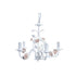 Lámpara de Techo DKD Home Decor 25W Rosa Blanco 220 V (49 x 47 x 37 cm)