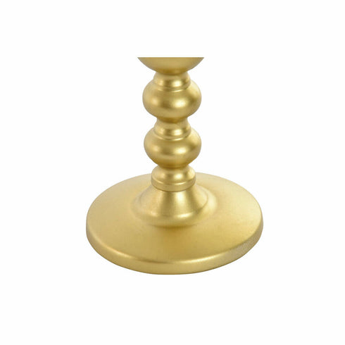 Candelabro DKD Home Decor Dorado Metal Cristal 10 x 10 x 41 cm