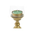 Candelabro DKD Home Decor Dorado Metal Cristal 10 x 10 x 41 cm