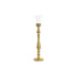 Candelabro DKD Home Decor Dorado Metal Cristal 10 x 10 x 41 cm