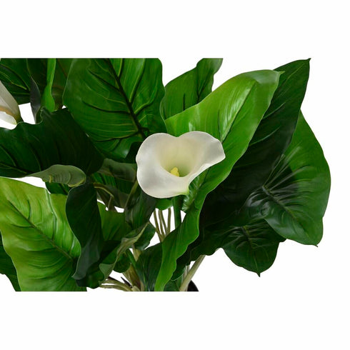 Planta Decorativa DKD Home Decor Blanco Verde PE Lirios (50 x 50 x 100 cm)