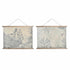 Cuadro DKD Home Decor Tropical 100 x 2 x 75 cm (2 Unidades)