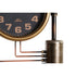 Reloj de Pared DKD Home Decor Válvulas 37,5 x 11 x 59 cm Cristal Hierro (2 Unidades)