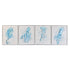 Cuadro DKD Home Decor Mediterráneo Marino 40 x 2,5 x 50 cm (4 Unidades)