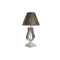 Lámpara de mesa DKD Home Decor 44,5 x 44,5 x 83,5 cm Abeto Azul Dorado Metal Blanco 220 V 50 W
