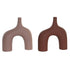 Jarrón DKD Home Decor Rosa Terracota Aluminio 29 x 9 x 30,5 cm (2 Unidades)