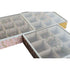Caja para Infusiones DKD Home Decor Verde Mostaza Marrón oscuro Metal Cristal Madera MDF (4 Unidades)