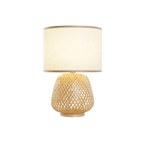 Lámpara de mesa DKD Home Decor Marrón Natural Bambú 50 W 220 V 32 x 32 x 49 cm