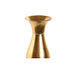 Jarrón Home ESPRIT Blanco Dorado Metal 14 x 14 x 76 cm