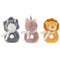 Peluche Home ESPRIT Amarillo Azul Rosa Infantil 13 x 5 x 17 cm (3 Unidades)