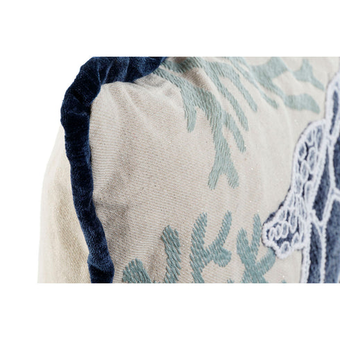 Cojín Home ESPRIT Tortuga Mediterráneo 45 x 15 x 45 cm